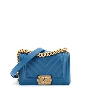 Chanel Boy Flap Bag Chevron Calfskin #205713C37B